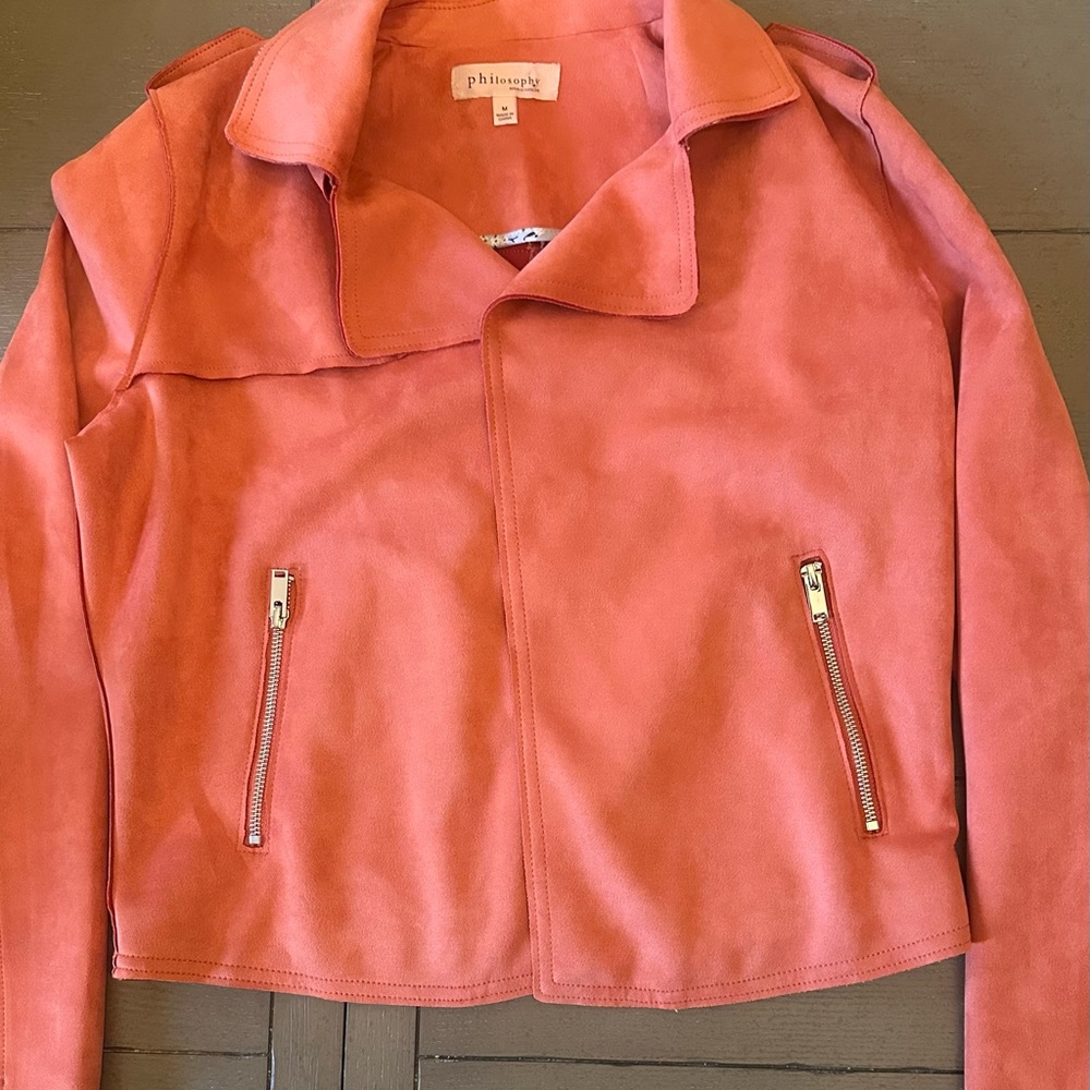 Philosophy Women's Coral Suede Jacket